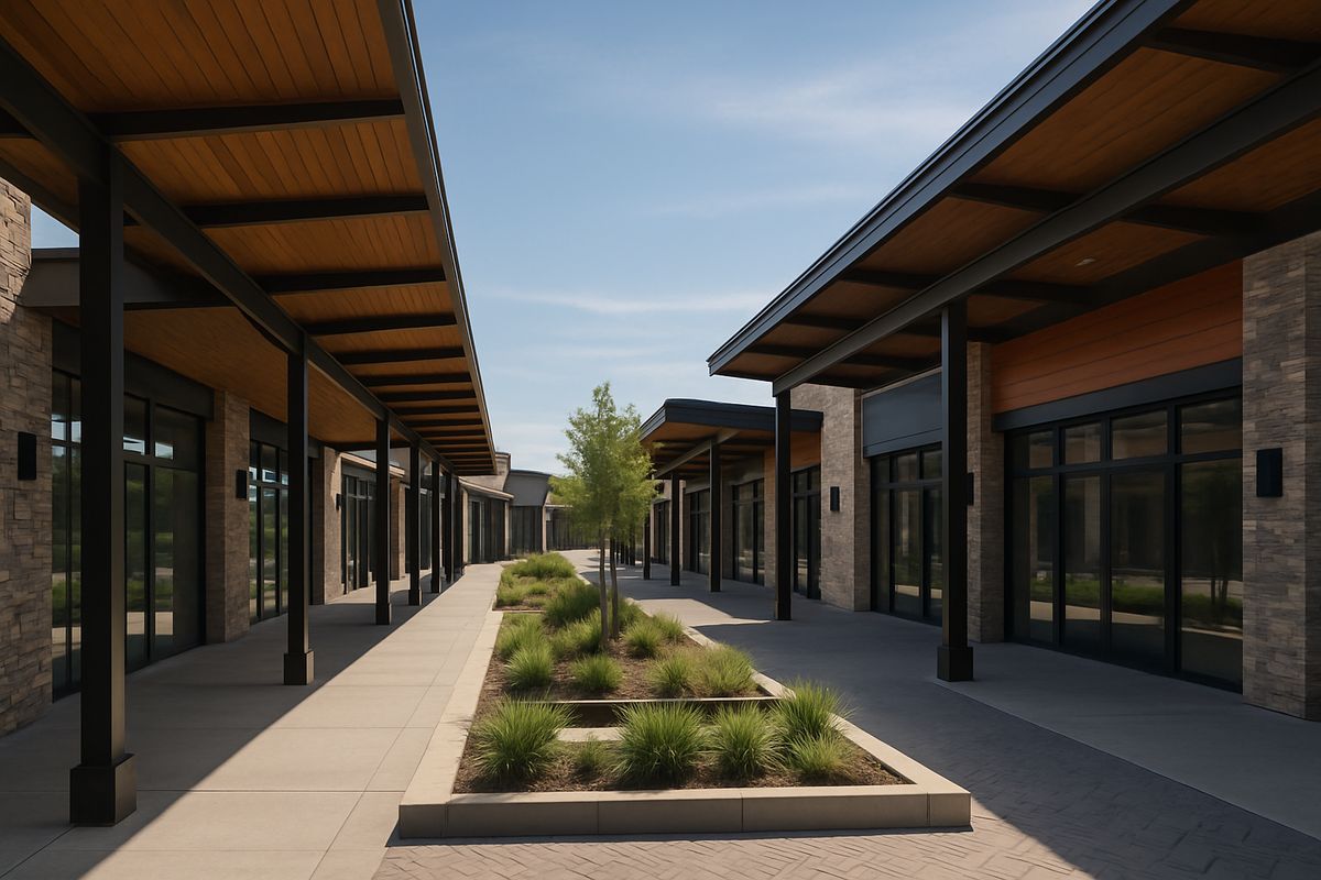 Retail property at large scope — representative photography