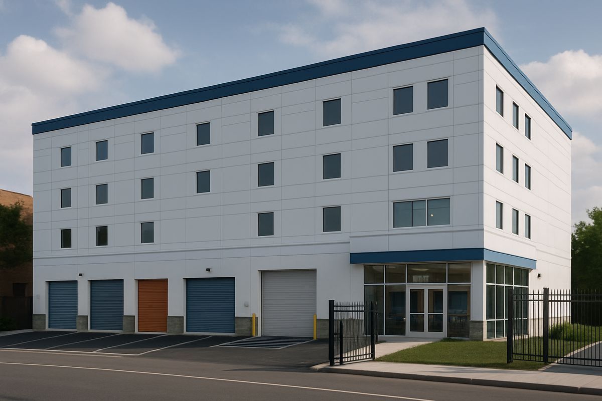 Self-Storage property at large scope — representative photography